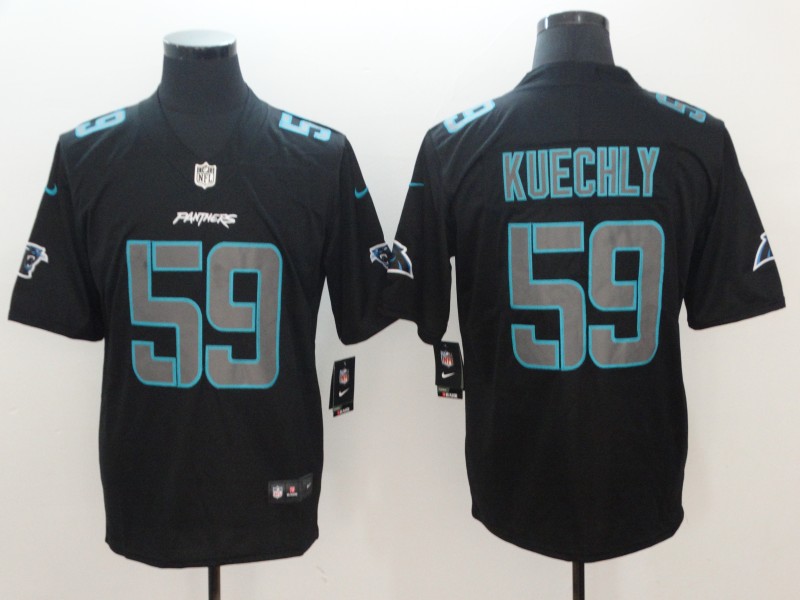 Men's Carolina Panthers Luke Kuechly #59 Black Jersey